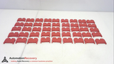 SIEMENS 8WA1 011-BF21  THROUGH TERMINAL, RED