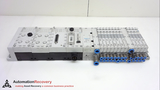 FESTO MPA-FB-VI-SA, PNEUMATIC MANIFOLD ASSEMBLY BLOCK, W/ ATTACHED PA