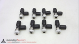 LEGRIS 3103 08 13  MALE RUN TEE,PUSH-TO-CONNECT,8MM TUBES