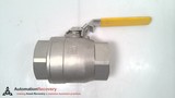 PARKER XVP502SS-32, STAINLESS STEEL BALL VALVE, 2 INCH