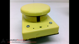 ALLEN BRADLEY 800P-F2YAV SERIES E PALM OPERATED PUSH BUTTON, YELLOW,