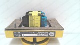 ALLEN BRADLEY 800P-F2YAV SERIES E PALM OPERATED PUSH BUTTON, YELLOW,