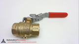 JH BENNETT VMH2-A9JP 3/4, SHUT-OFF VALVE, 3/4 INCH NPT, BRASS