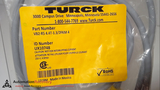 TURCK VB2-RS 4.4T-1.3/2FKM4,DOUBLE END DAISY CHAIN CORD, 1.3M, UX10748