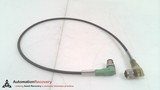 PHOENIX CONTACT 1668768, SENSOR CABLE, SAC-4P-M12MR/0,6-PUR/M12FR-3L