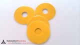 SIEMENS 3SB39210AB, ROUND YELLOW BACKING LABEL