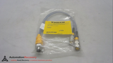 TURCK VBRS 4.4-2RK 4T-0.3/0.3/S1291 SPLITTER, 0.3 METERS, M12,