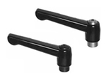 TE-CO 70741 Clamp Lever Size 3 Zinc Classic Style with Steel Insert, Screw and Spring tapped 3/8-16