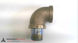 MIDLAND METAL MFG. 44103, 90Â° ANGLED BRONZE PIPE/ PIPE ELBOW FITTING