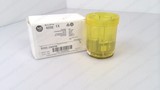 ALLEN BRADLEY 855E-24BR8 SERIES A LIGHT MODULE, YELLOW