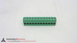 PHOENIX CONTACT MSTB 2,5/12-ST, PLUG, TERMINAL BLOCK, 12A, 250V, 12P