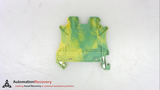 PHOENIX CONTACT UT 2,5-PE, TERMINAL BLOCK, 26-12AWG, 4MM