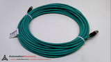 LUMBERG 0985 706 100/15M, ETHERNET/IP CABLE ASSEMBLY, 900001856