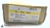 APOLLO VALVES 75-104-P01 2-WAY BALL VALVE W/ LEVER