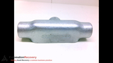 O-Z/GEDNEY T-100  MALLEABLE IRON CONDUIT BODY, SIZE: 1