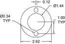 FREER NAAMS SPACERS DSCP078-E250