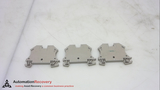 WEIDMULLER WDU-4  RAIL MOUNT TERMINAL BLOCK,800 V, 32 AMP