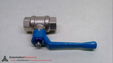 FESTO QH-1/2, SERIES F, BALL VALVE, PORT 1: G 1/2
