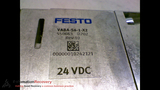 FESTO VABA-S6-1-X2 ATTACHED VABF-S6-10-P1A7-G12 PNEUMATIC ASSEMBLY