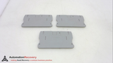PHOENIX CONTACT D-PT 10, GRAY END COVER, 3212057