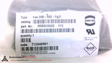 HARTING HAN 24B-HSE-PG21 HEAVY DUTY CONNECTOR HOUSING