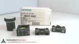 SIEMENS 3SB3237-0AA61 WHITE ILLUMINATED PUSH BUTTON