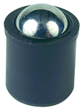 TE-CO 53628 PRESS FIT BALL PLUNGER NO FLANGE PLASTIC BODY AND BALL 10MM