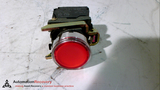 TELEMECANIQUE XB4BW34B5-PUSHBUTTON LED 24V 22MM XB4 +OPTIONS