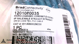 BRAD HARRISON E11A06002M230, ETHERNET CABLE ASSEMBLY, 1201080035