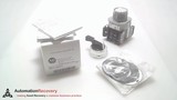 ALLEN BRADLEY 800TC-J18KC7B SERIES T, 30 MM SELECTOR SWITCH 800TC-J18KC7B Series T