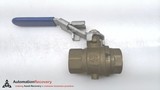 NELES-JAMESBURY 3/4IN BRASS BALL VALVE    BRASS BALL VALVE WITH DRAIN
