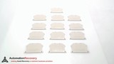 WEIDMULLER 1050000000-PACK OF 13, TERMINAL BLOCK END PLATE, WAP 2.5-10