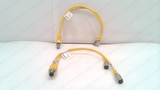 TURCK VBRS 4.4-2RK 4T-0.3/0.3/S1587 PACK OF 2, TRIPLE-ENDED SPLITTER
