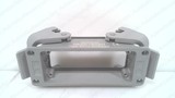 HARTING HAN 16B-HBM-DL, DOUBLE LEVER BULKHEAD HOUSING, 09300160301