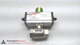 ASSURED AUTOMATION E101NXP6D, 2-WAY NICKEL-PLATED BRASS BALL VALVE