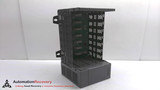 ALLEN BRADLEY 1746-P2 W/ ATTACHED 10 SLOT RACK, RACK MOUNTPOWER SUPPLY