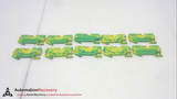 PHOENIX CONTACT ST 2,5-QUATTRO-PE, GROUND TERMINAL BLOCK, 3031322