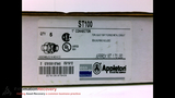 APPLETON ST100  1 INCH LIQUIDTIGHT CONNECTOR