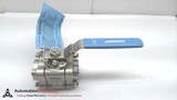 NELES-JAMESBURY 3/4 4DXB-3600TT-B2    BALL VALVE