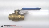 NELES-JAMESBURY 3/4IN 01D      BRASS BALL VALVE