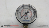 DMIC C25SGSB11S, PRESSURE GAUGE, 0-1500 PSI, 0-102 BAR