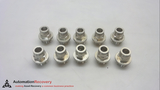 NUMATICS F-NB 102-010-003 - PACK OF 10, FEMALE, 10MM TUBE, G1/2 THREAD