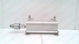 SMC CDQ2L63-150DCMZ-M9BSAPC W/ FLCT18-1.5 COMPACT CYLINDER
