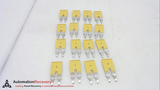 WEIDMULLER 1627850000 -QTY 16, Z SERIES, 2 POSITION JUMPER, ZQV 6/2 GE
