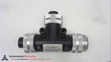 AMPHENOL SINE SYSTEMS P28966, TEE CONNECTOR, 3 POLE, M/F/F, 30A,600VAC
