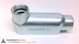O-Z/GEDNEY LB-150 CONDUIT BODY, SIZE: 1-1/2