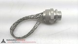 REMKE RSR-315-E, ALUMINUM CORD GRIP W/ WIRE MESH SLEEVE, 1