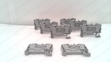 WAGO 2004-1201 PACK OF 8, 2 CONDUCTOR THROUGH TERMINAL BLOCK