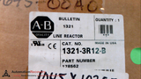 ALLEN BRADLEY 1321-3R12-B-LINE REACTOR OPEN STYLE 12AMP