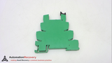 PHOENIX PLC-BSC-24DC/21 -PACK OF 2, RELAY BASE TERMINAL BLOCK, 2966016